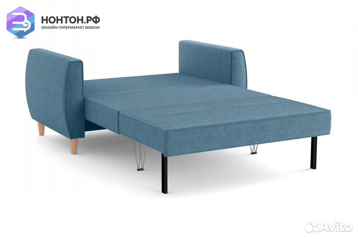 Диван пантограф Хэппи серо-голубой