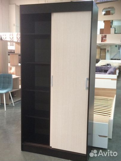 Новый шкаф-купе Андрей Эконом венге