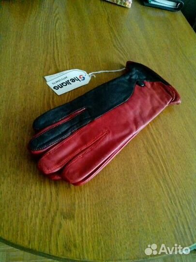 Перчатки, натуральная кожа