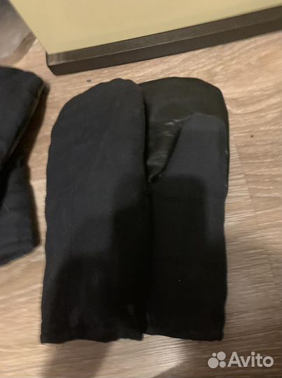 Рукавицы с натуральным мехом