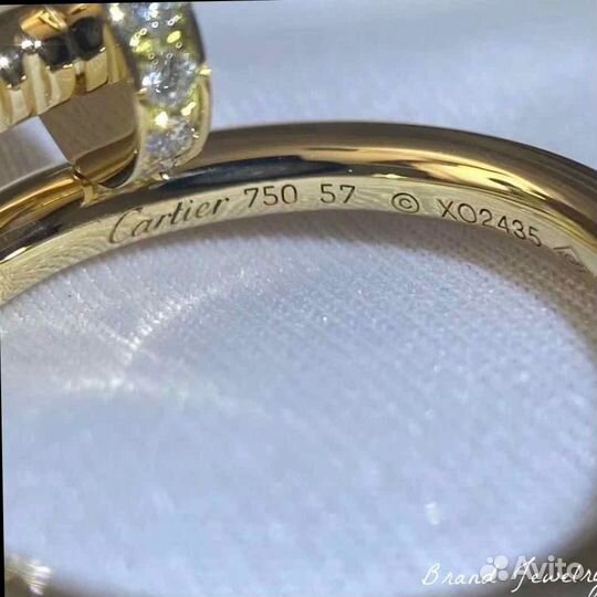 Кольцо гвоздь Cartier Juste un Clou 0.134ct