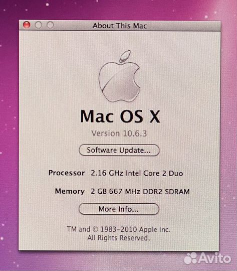 Компьютер Apple iMac 2006 24” Intel