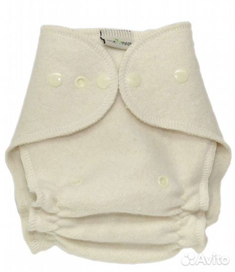 Многоразовый подгузник Wisemam натуральный