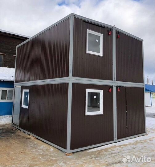 Модульное здание двухэтажное