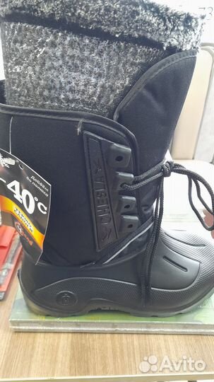 Сапоги с фольгированным чулком -40