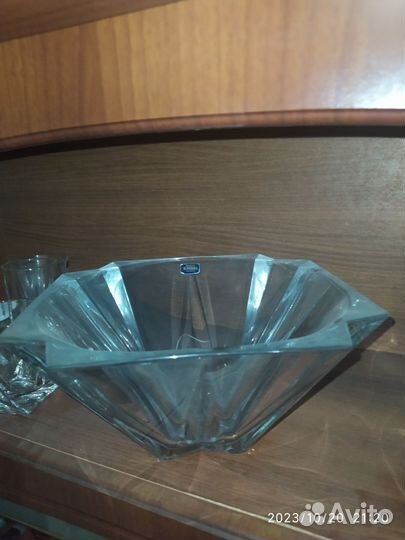 Ваза для фруктов богемия