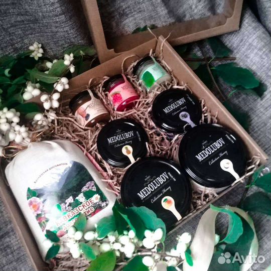 Подарочные наборы с крем-медом Медолюбов