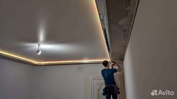 Натяжные потолки Рамонь