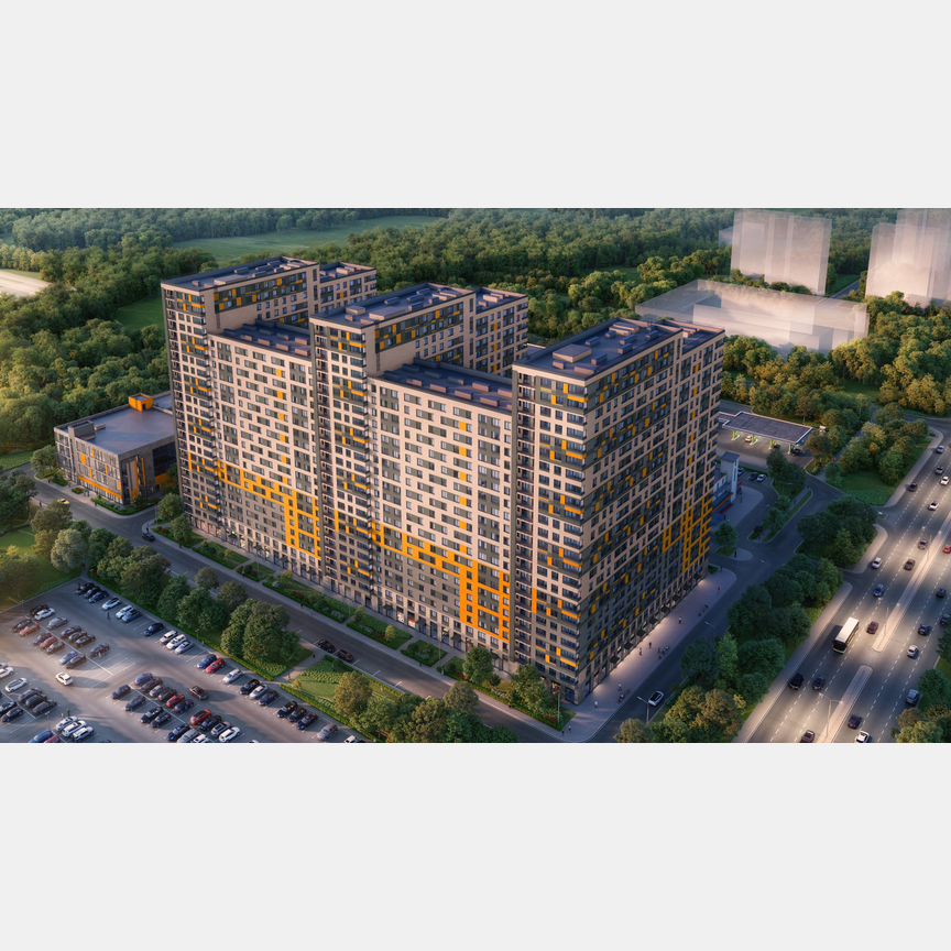 3-к. апартаменты, 65,7 м², 3/24 эт.