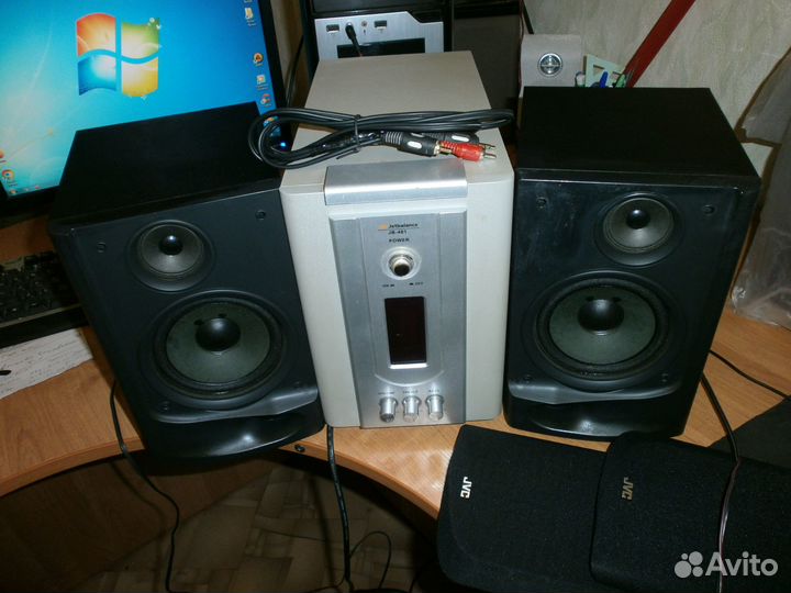 JVC (Japan) & JB колонки и усилитель-сабвуфер 2.1