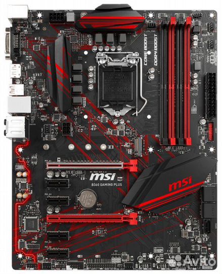 Материнская плата msi b360 gaming plus