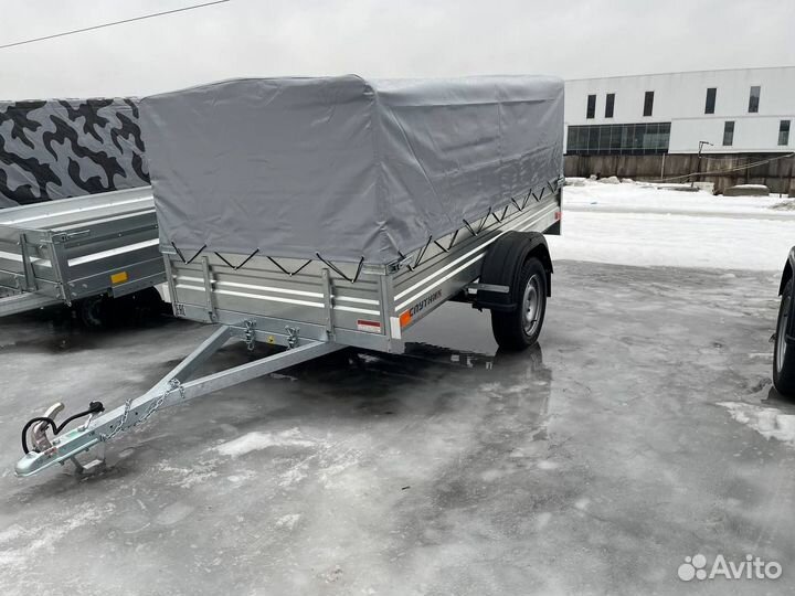 Прицеп легковой, самосвал 2,6х1,3 с выс. тентом