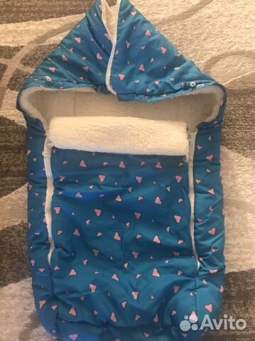 Конверт зимний на овчине