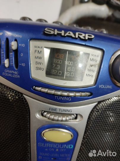 Магнитофон sharp QT-90W(S)