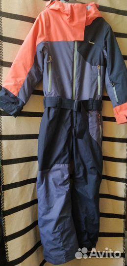 Горнолыжный комбинезон+шапка детский для девочки
