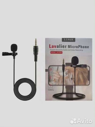 Микрофон петличка 3.5 AUX (JH-043)