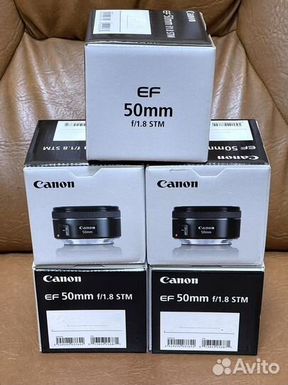 Canon EF 50mm f/1.8 STM Новый