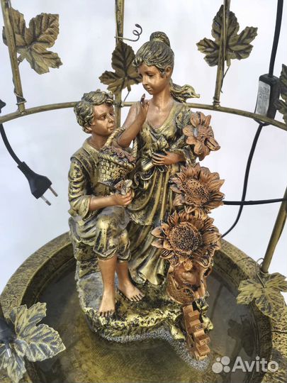 Светильник Фонтан Декоративный Пластик Железо