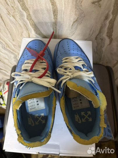 Кроссовки nike air force 1 off white