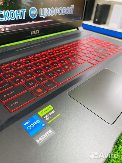 Новый Ноутбук Core i5-11260H/3050/16gb/SSD 512gb