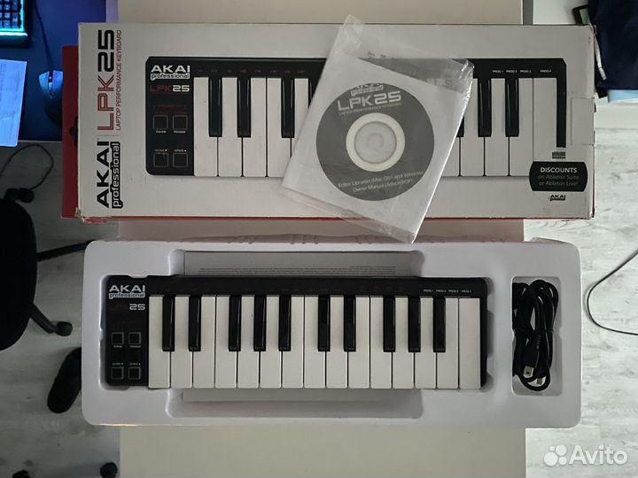 Midi-клавиатура akai LPK25