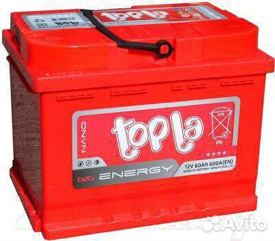 Topla 60Ач 600А. Магазин. Гарантия