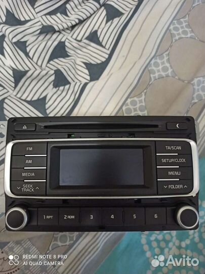 Штатная магнитола киа рио