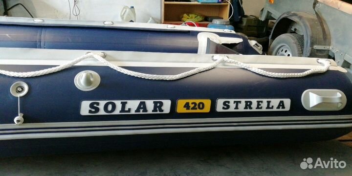 Лодка солар 420 стрела, мотор