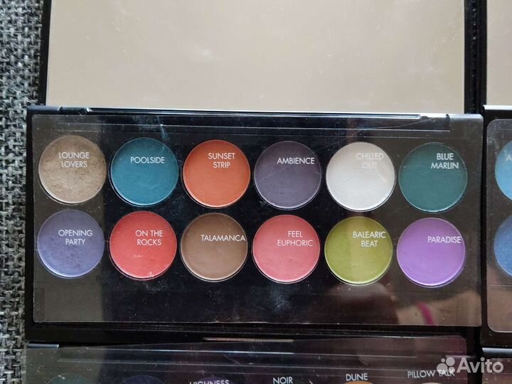 Палитра теней sleek