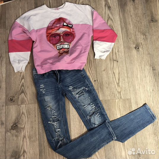 Пакет вещей д/девочки 140-152