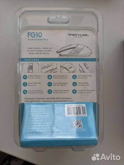 Беспроводная мышь a4tech bloody fstyler fg10