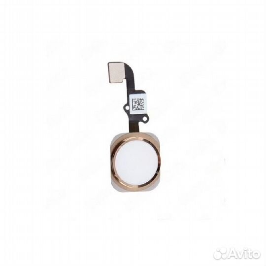 Кнопка home для iPhone 6s, 6s Plus на шлейфе белая