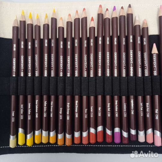 Карандаши Derwent Coloursoft, набор 72 цвета