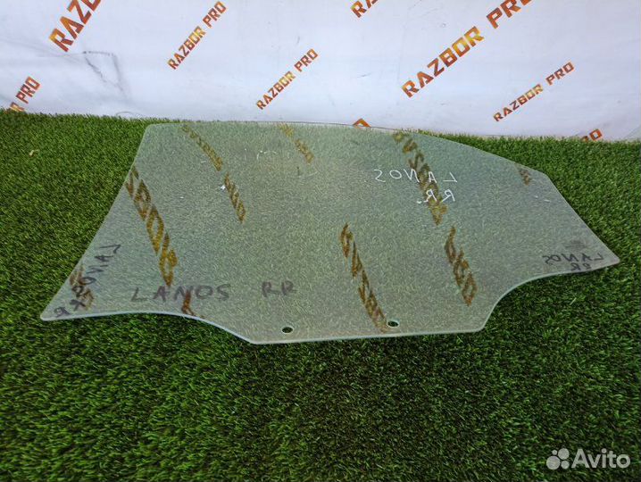 Стекло двери опускное заднее правое Chevrolet