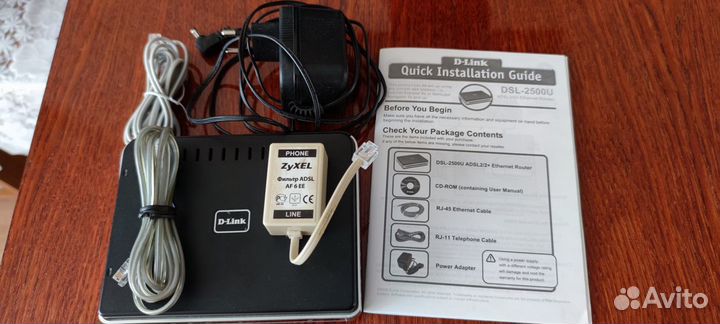 DSL модем D-Link DSL-2500U, USB D-link DU-562M