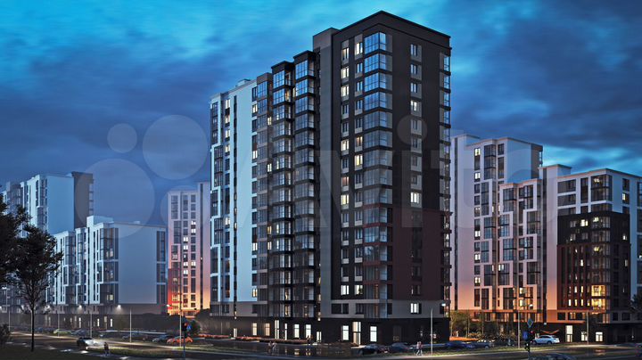 2-к. квартира, 39,6 м², 8/16 эт.