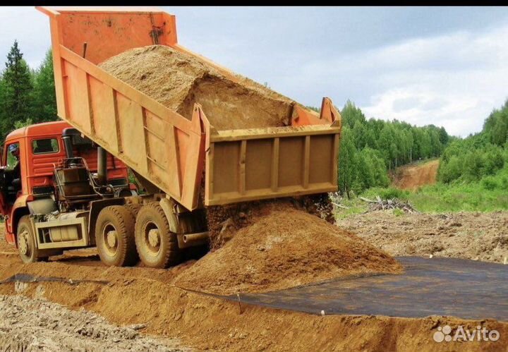 Песок, пгс, Гравий