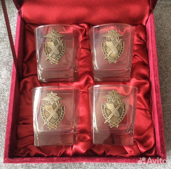Подарочный набор бокалов усб мвд РФ