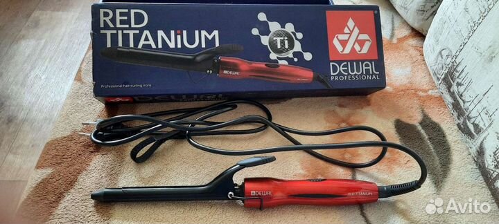 Плойка для завивки волос Dewal professional Red Ti