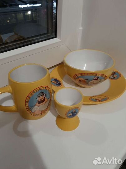 Набор детской посуды 4 предмета