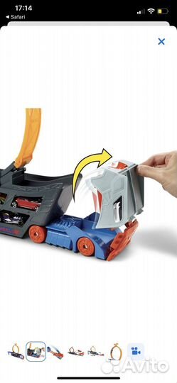 Набор игровой Грузовик Hot Wheels Stunt and go