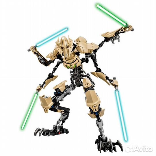 Конструктор Лего Звёздные войны Генерал Гривус