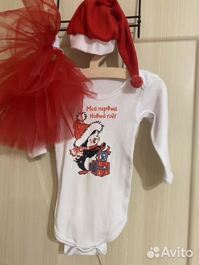 Новогодний костюм для девочки 74
