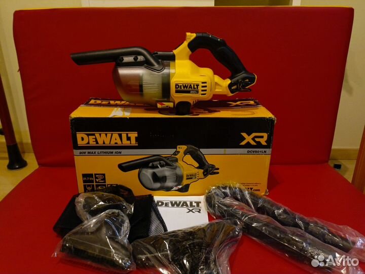 Аккумуляторный пылесос dewalt DCV501LN