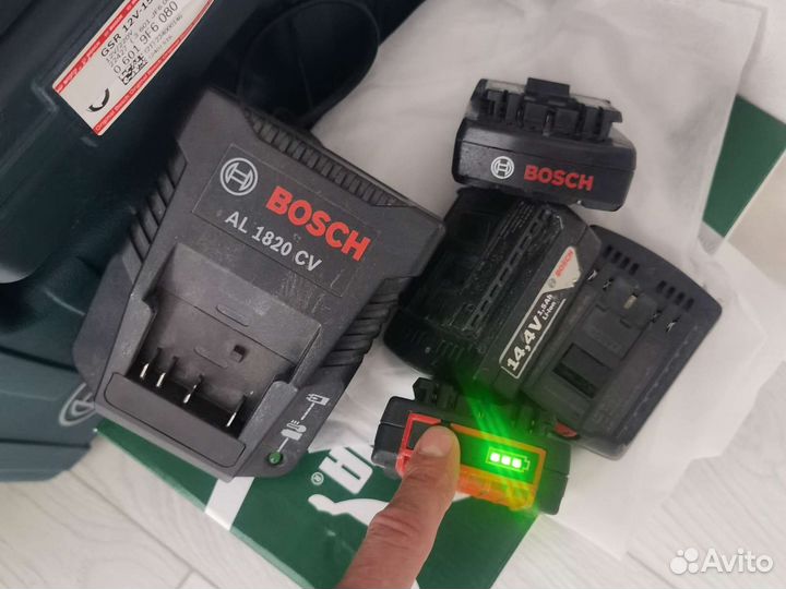 Аккумуляторы Bosch GBA 14,4 б/у и сзу GAL 1820