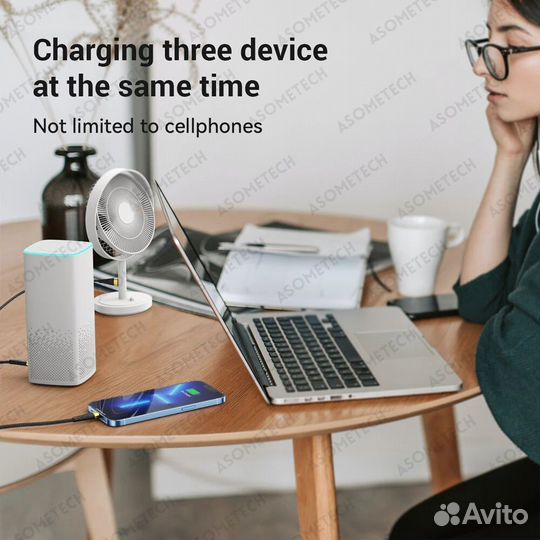 3in1 USB кабель 6A 100W, 2 метра, новый