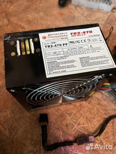 Блок питания 470w Thermaltake