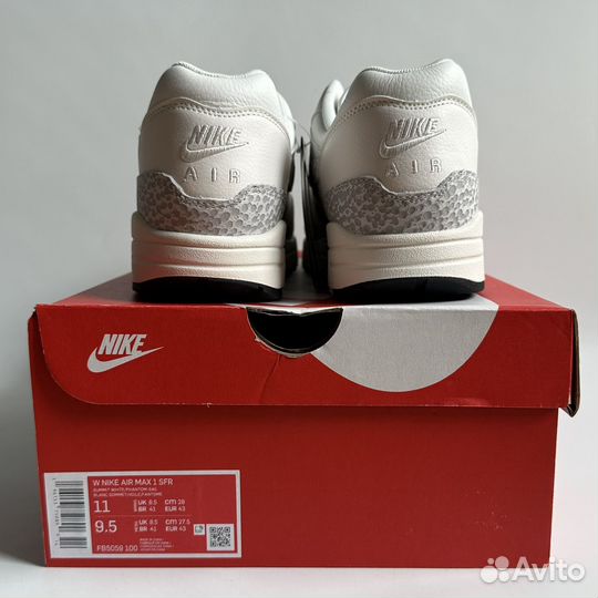 Nike Air Max 1 Safari Summit White FB5059-100