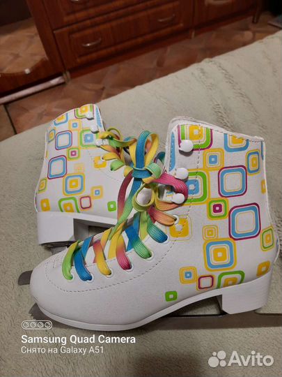 Коньки фигурные женские 37 размер новые