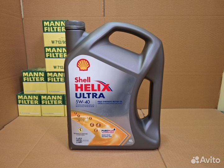 Моторное масло Shell Ultra 5w40